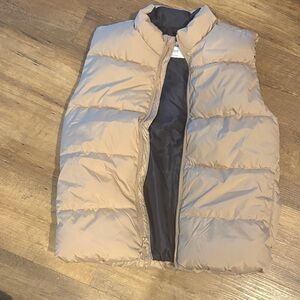 Old Navy Kids Tan Puffer Vest